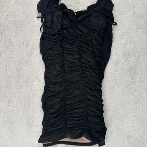 Shein rouched mini dress